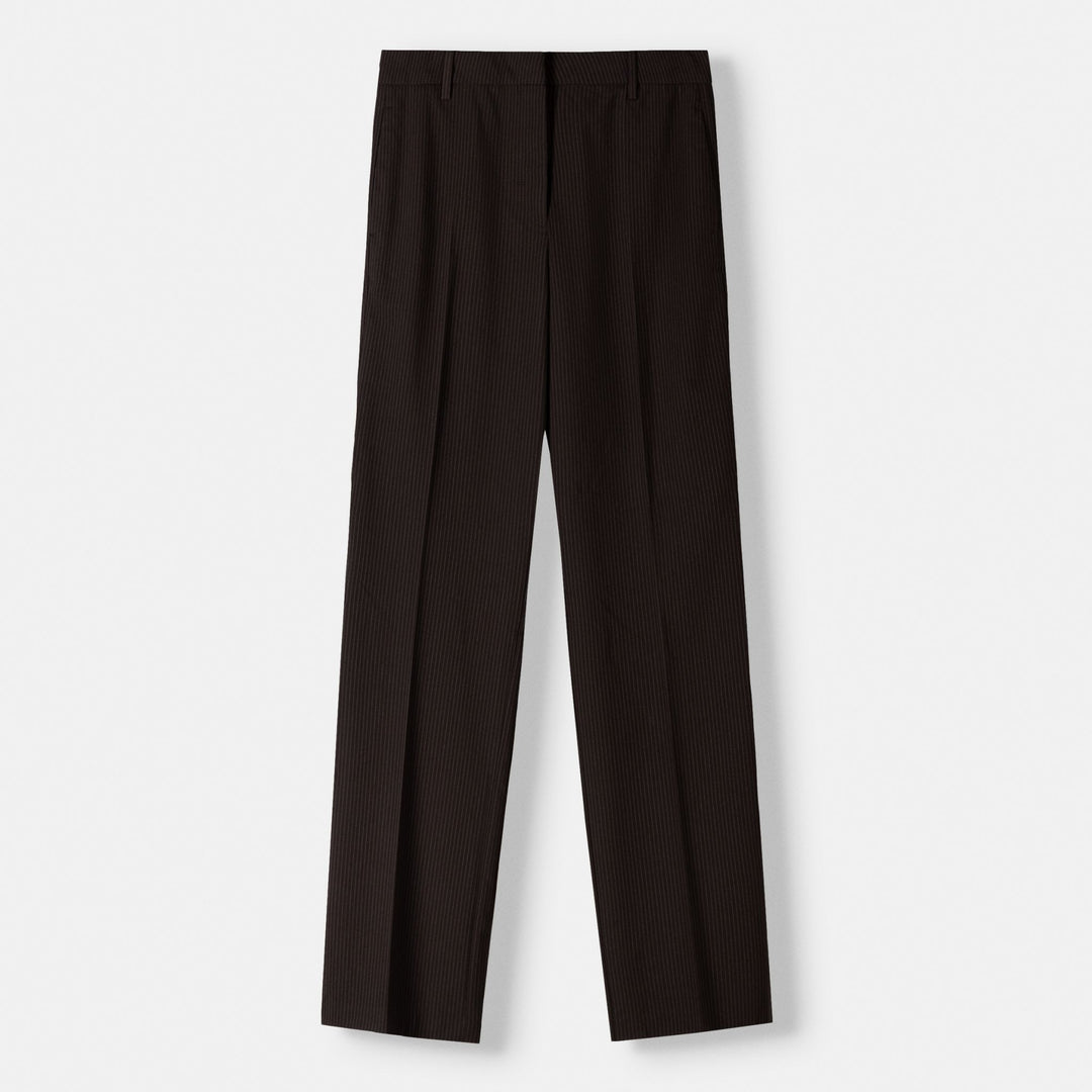 Moudda BERSHKA - Pantalon Droit Taille Basse en Polyviscose - Tunisie 1