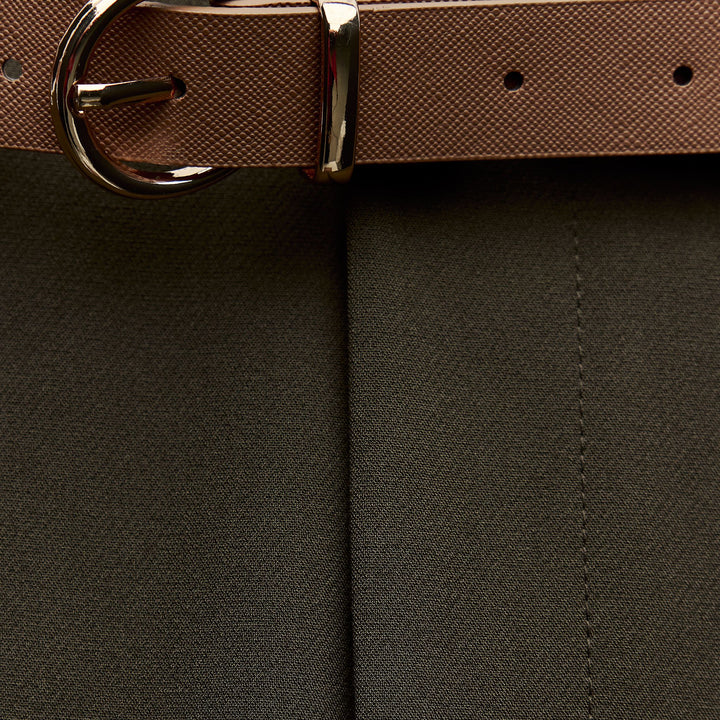 Moudda ZARA - Ceinture boucle dorée relief saffiano - Tunisie 3
