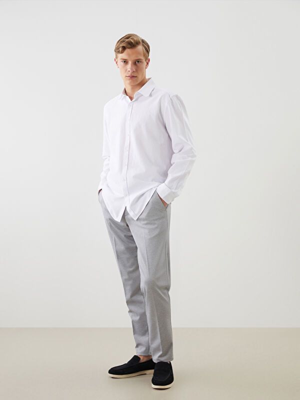 Moudda LC Waikiki - Pantalon chino tissé moyen Homme Mélange de gris - Tunisie 1