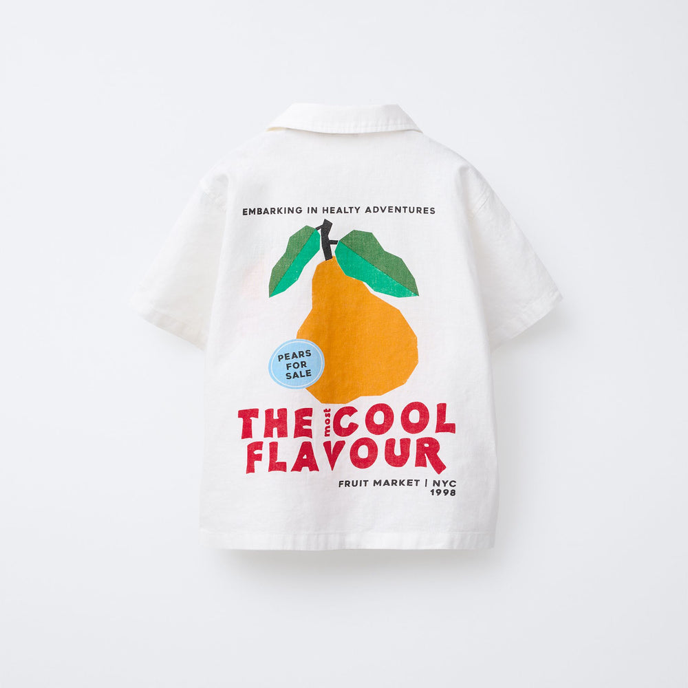 Moudda ZARA - Chemise Enfant - Imprimé Dos Fruits & Big Olita (6T) - Tunisie 2
