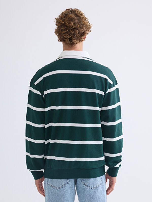 Moudda LC Waikiki - Sweatshirt en jersey Homme Vert foncé - Tunisie 4