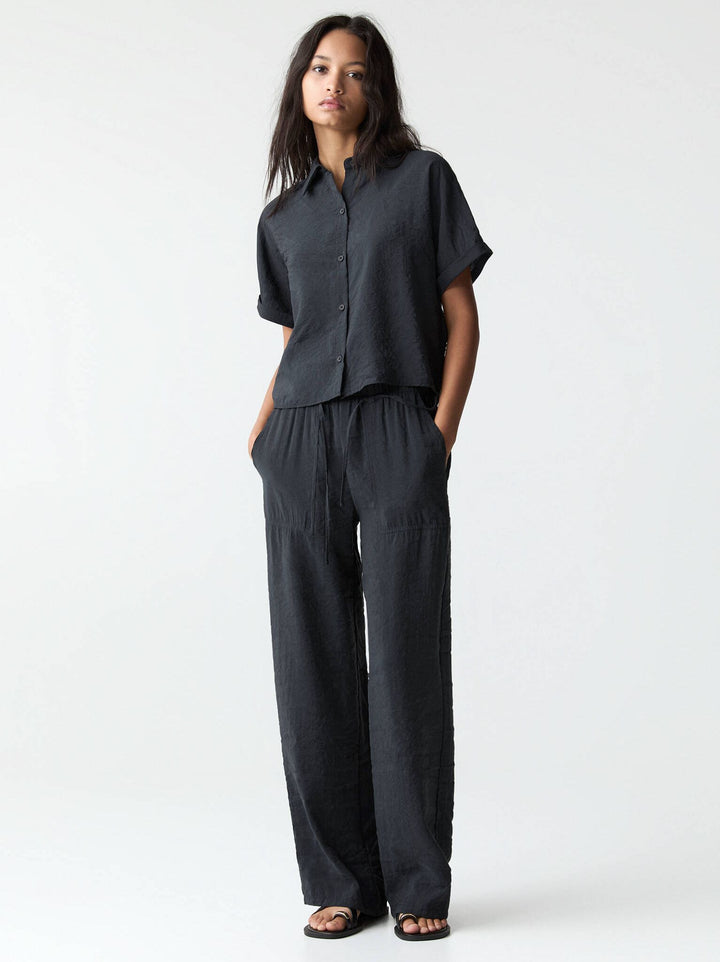 Moudda PULL & BEAR - Pantalon Palazo Tencel - Poches, Élastique & Cordon (Ramadan) - Tunisie 2