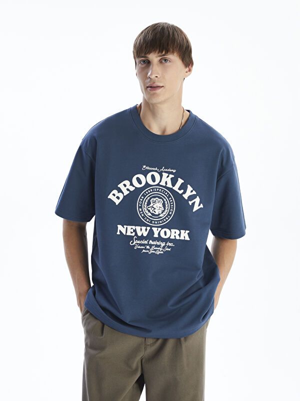 Moudda LC Waikiki - Sweatshirt en jersey Homme Indigo - Tunisie 1