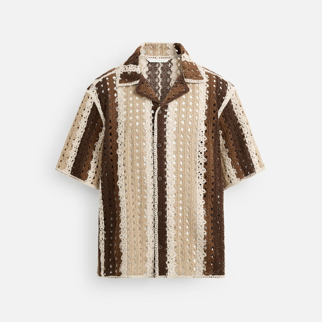 Moudda ZARA - Chemise Crochet - 3choc (Brume Ambre) - Tunisie 1