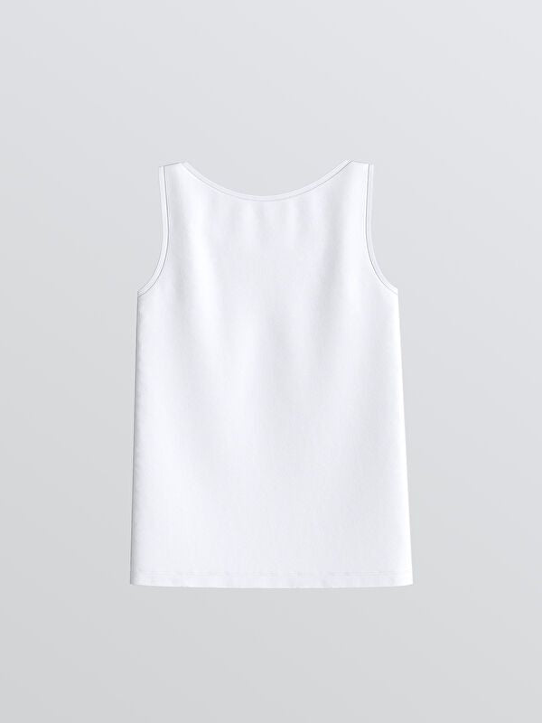 Moudda LC Waikiki - Débardeur en jersey Fille Buxe blanc - Tunisie 4