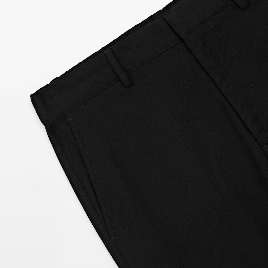 Moudda Massimo Dutti - Pantalon flanelle noire – ensemble élégant - Tunisie 6