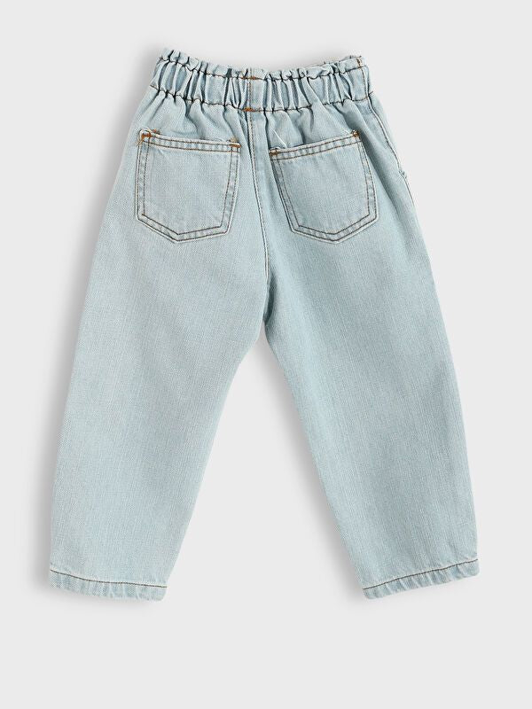 Moudda LC Waikiki - Pantalon tissé en denim Fille Rodéo bleu clair - Tunisie 2