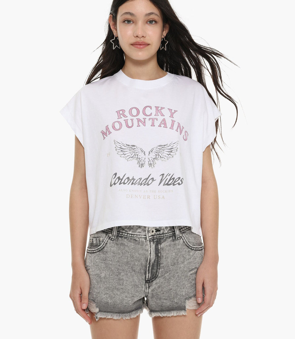 Moudda Lefties - T-Shirt Slub Jersey - Imprimé Lavé Fille D4 - Tunisie 2