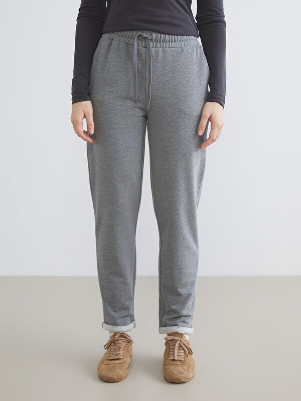 Moudda LC Waikiki - Pantalon en jersey Femme Mélange gris clair - Tunisie 2