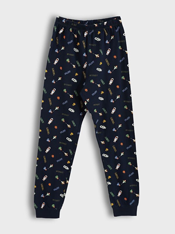 Moudda LC Waikiki - Pyjama en jersey manches longues Garçon Marine - Tunisie 3