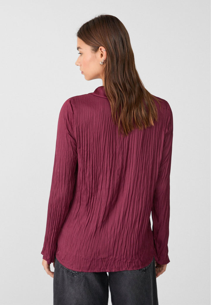 Moudda STRADIVARIUS - Chemise en Satin Plissée - Tunisie 5
