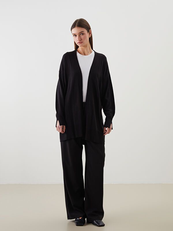 Moudda LC Waikiki - Cardigan en tricot Femme Noir - Tunisie 2