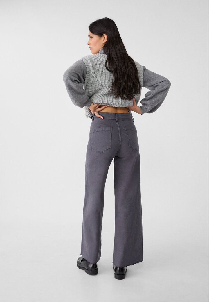 Moudda STRADIVARIUS - Pantalon Straight Minimal 50% Bio - Tunisie 5