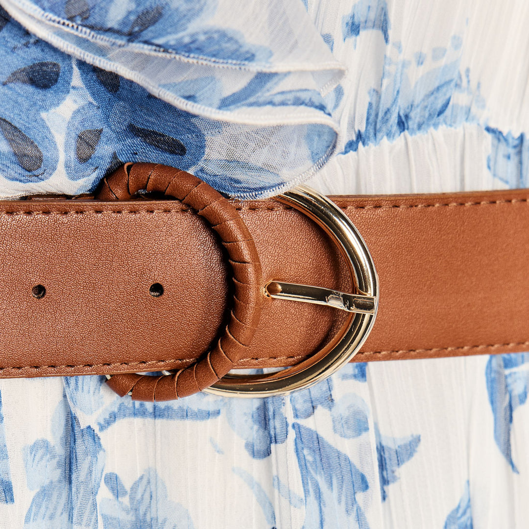 Moudda ZARA - Ceinture PU Marron - Double Boucle - Tunisie 3