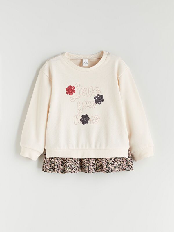 Moudda LC Waikiki - Ensemble jersey Fille Crème - Tunisie 2