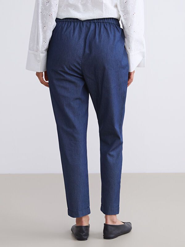 Moudda LC Waikiki - Pantalon tissé en denim Femme Rodéo des profondes ombre - Tunisie 4