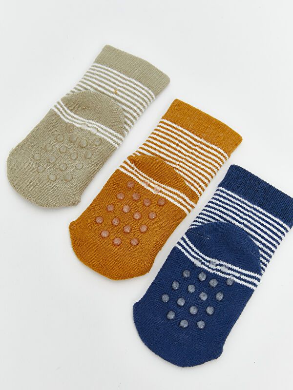 Moudda LC Waikiki - Chaussettes courtes Garçon Kaki clair - Tunisie 3