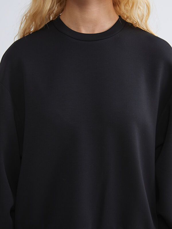 Moudda LC Waikiki - Sweatshirt en jersey Femme Noir - Tunisie 3