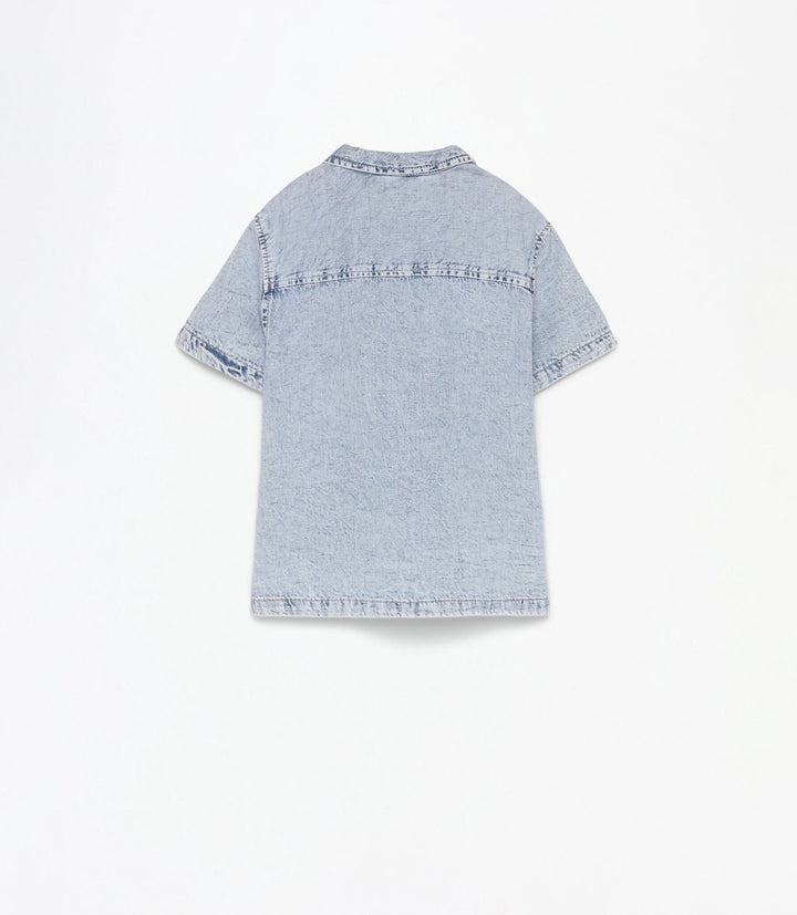 Moudda Lefties - Chemise Denim Basique - Garçon - Tunisie 3