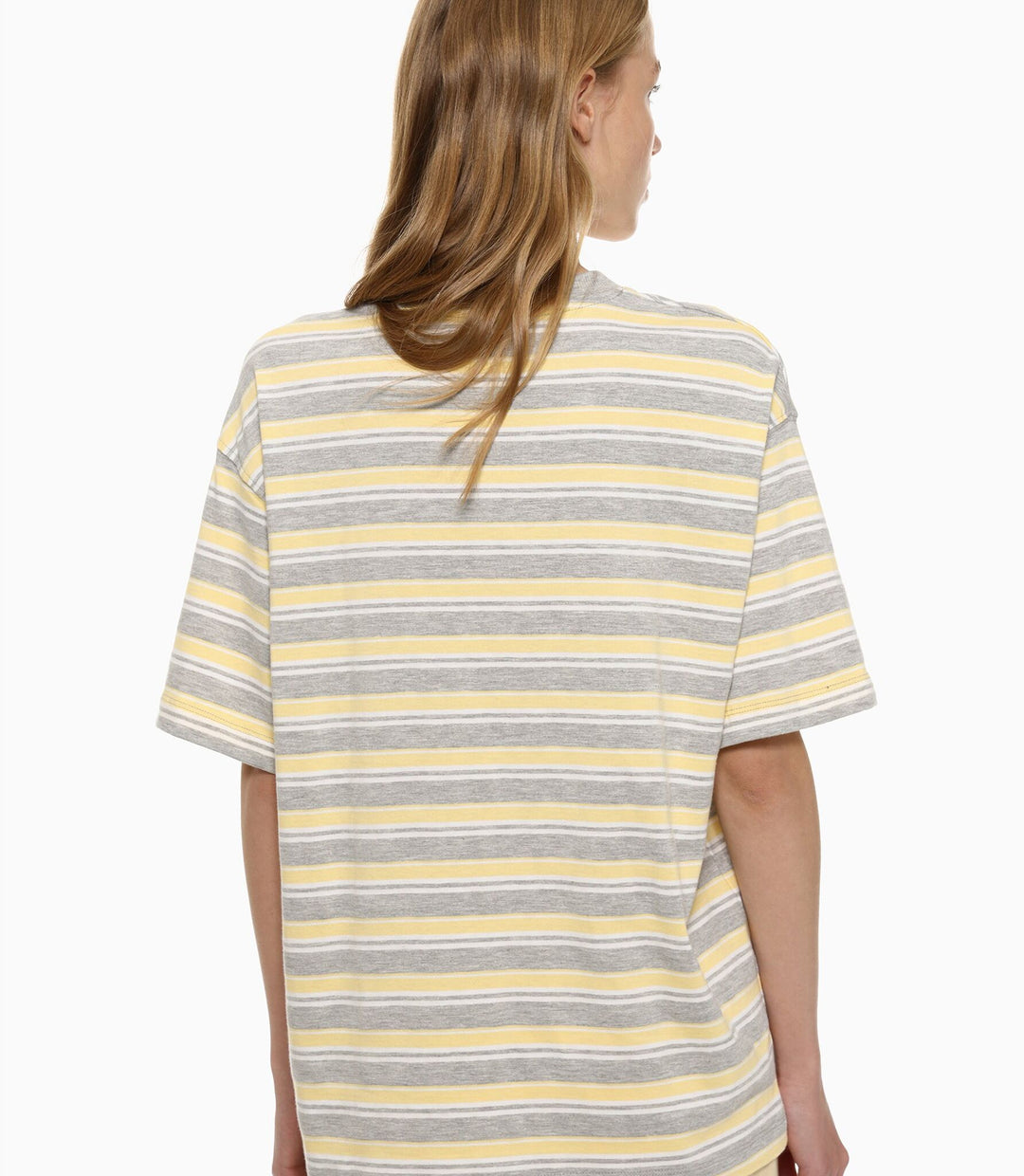 Moudda Lefties - T-Shirt Oversize - Rayures (Gris Vigo) - Tunisie 4