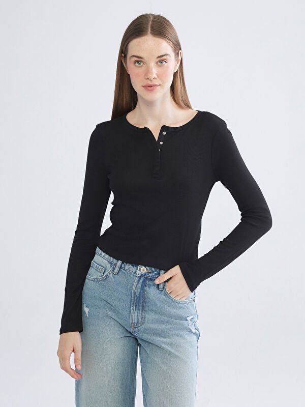 Moudda LC Waikiki - Body manches longues en jersey pour Femme - Tunisie 1