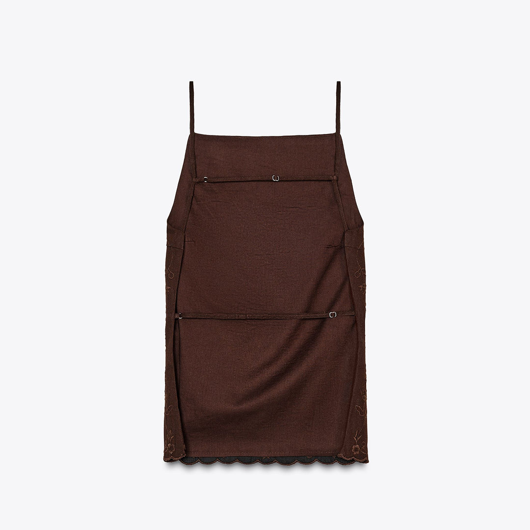 Moudda ZARA - Top Lin Halter - Détail Broderies - Tunisie 2