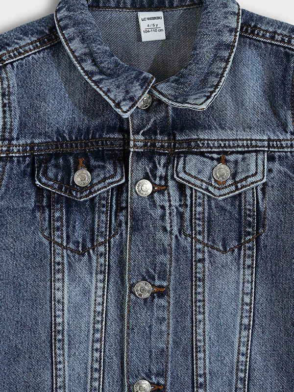 Moudda LC Waikiki - Manteau tissé en denim Garçon Rodéo mid indigo - Tunisie 4