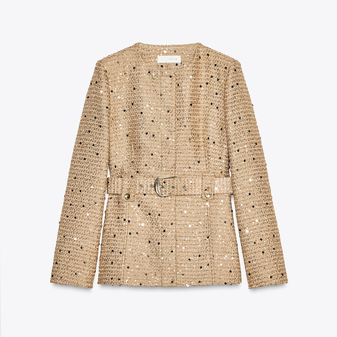 Moudda ZARA - Blazer - Ceinture Large & Boucle Dorée - Tunisie 1