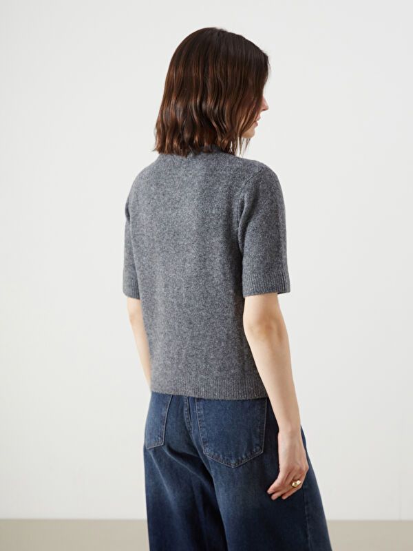 Moudda LC Waikiki - Pull tricot moyen Femme Mélange d'anth. - Tunisie 4