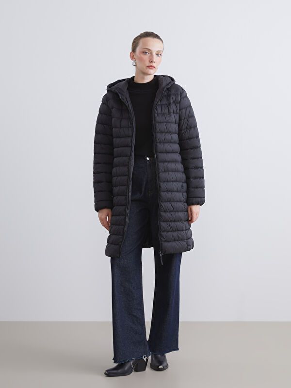 Moudda LC Waikiki - Manteau matelassé en nylon Femme Noir - Tunisie 2