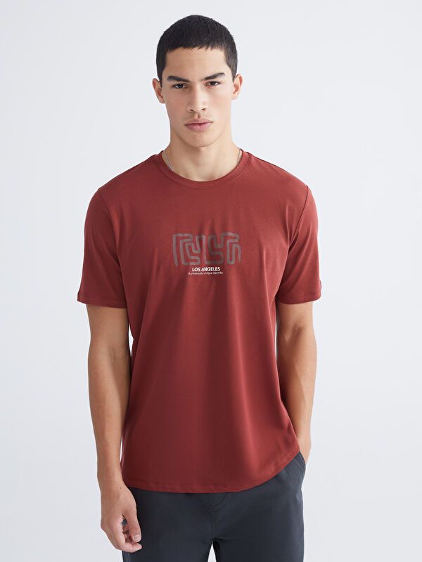 Moudda LC Waikiki - T-shirt imprimé manches courtes en jersey - Tunisie 1