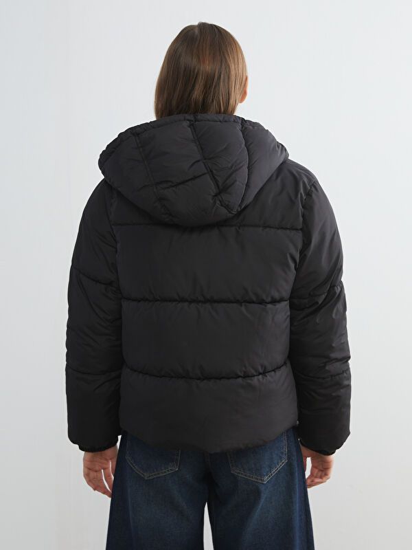 Moudda LC Waikiki - Manteau matelassé en nylon Femme Noir - Tunisie 5