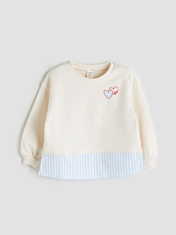 Moudda LC Waikiki - Ensemble jersey Fille Crème - Tunisie 2