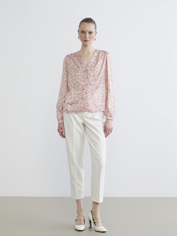 Moudda LC Waikiki - Chemisier (blouse) imprimé manches longues en tissu - Tunisie 2