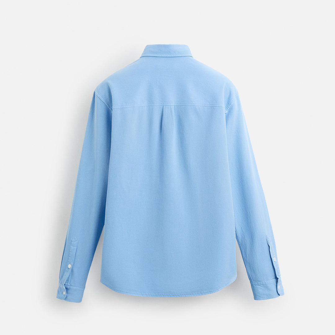 Moudda ZARA - Chemise - Teinture Pièce (Chambray & Vert) - Tunisie 2