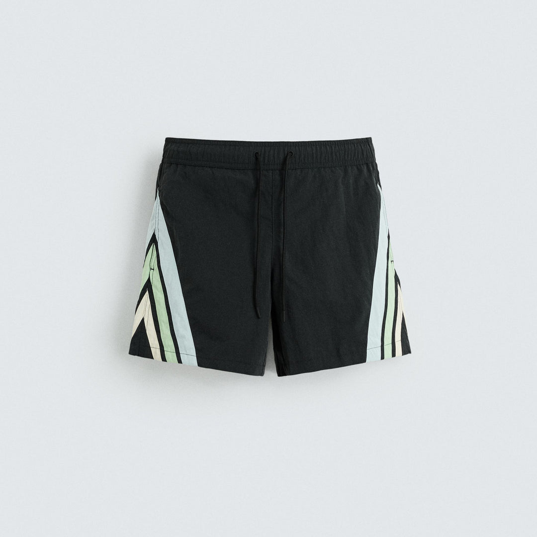 Moudda ZARA - Maillot de Bain - Bandes Latérales (Noir) - Tunisie 1