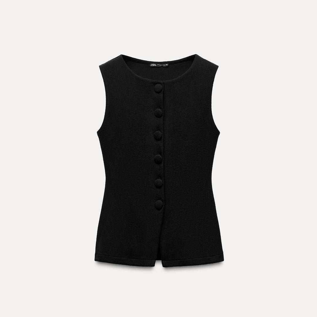 Moudda ZARA - Gilet à Boutons Toucher Doux - Tunisie 1