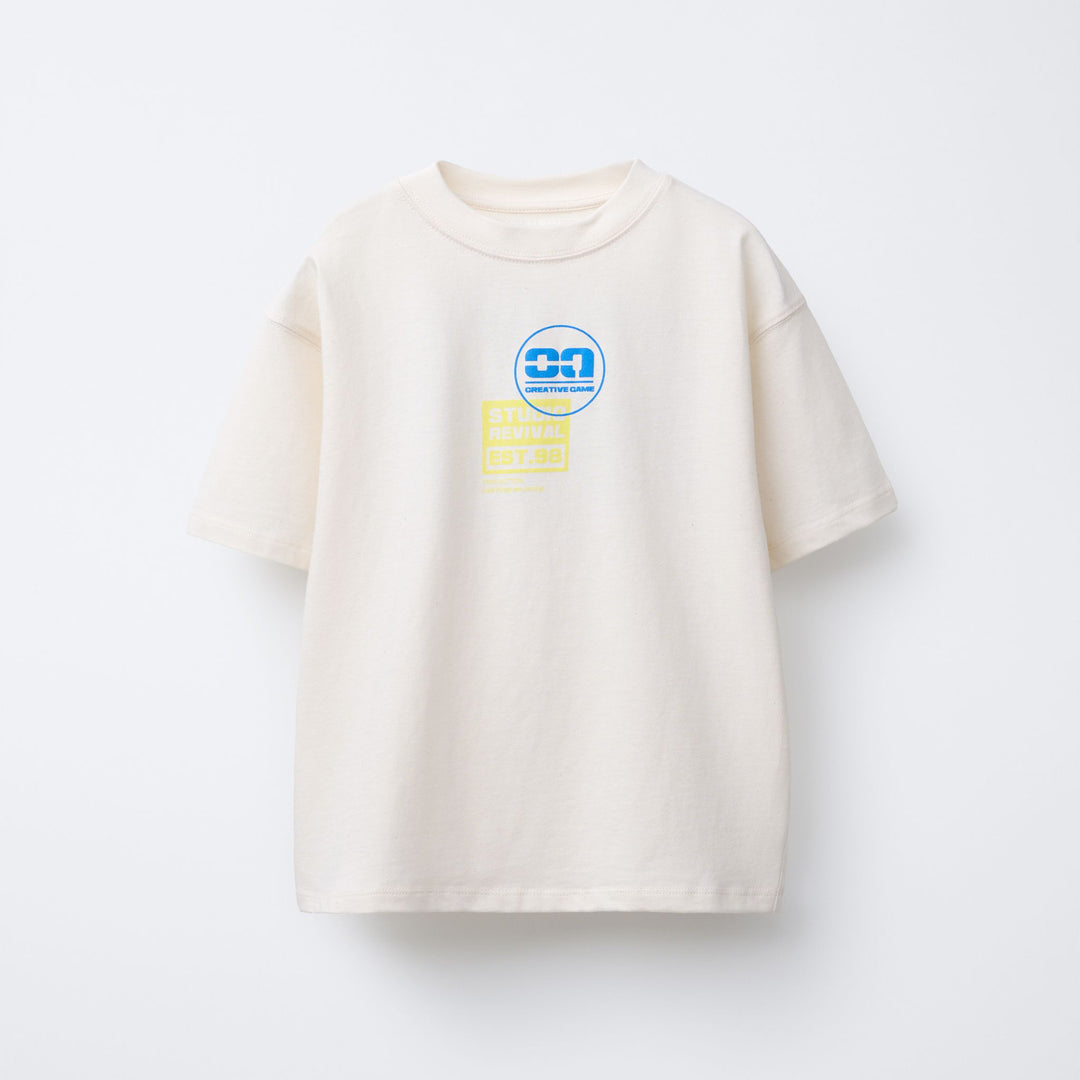 Moudda ZARA - T-Shirt - Graphique Creative Game & Fond Écru - Tunisie 1