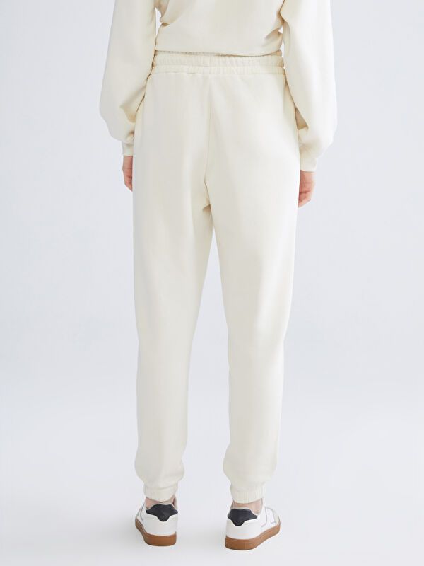 Moudda LC Waikiki - Pantalon en jersey Femme Beige clair - Tunisie 4