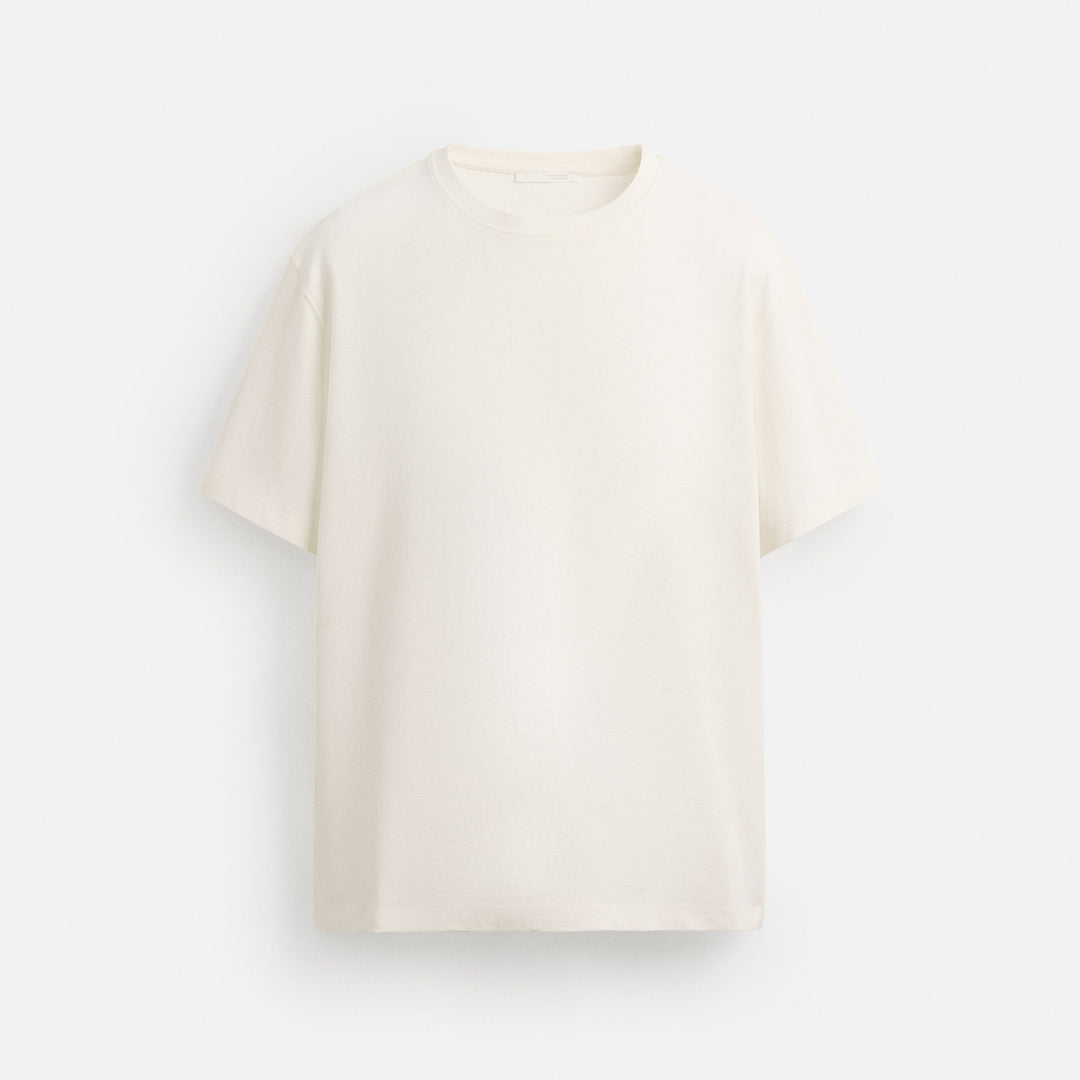 Moudda ZARA - T-Shirt - Coton/Chanvre & Détail Étiquette - Tunisie 1