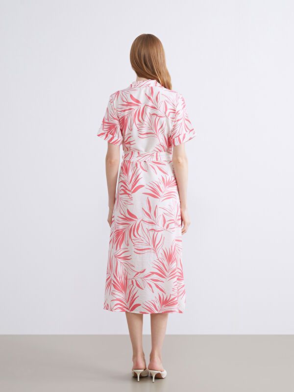 Moudda LC Waikiki - Robe manches courtes en tissu pour Femme - Tunisie 4