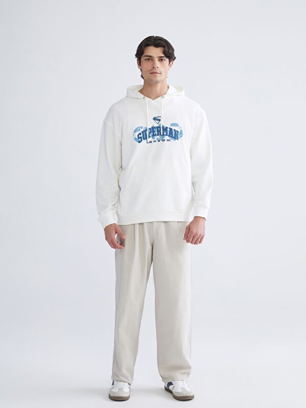 Moudda LC Waikiki - Sweatshirt en jersey Homme Ecru - Tunisie 2