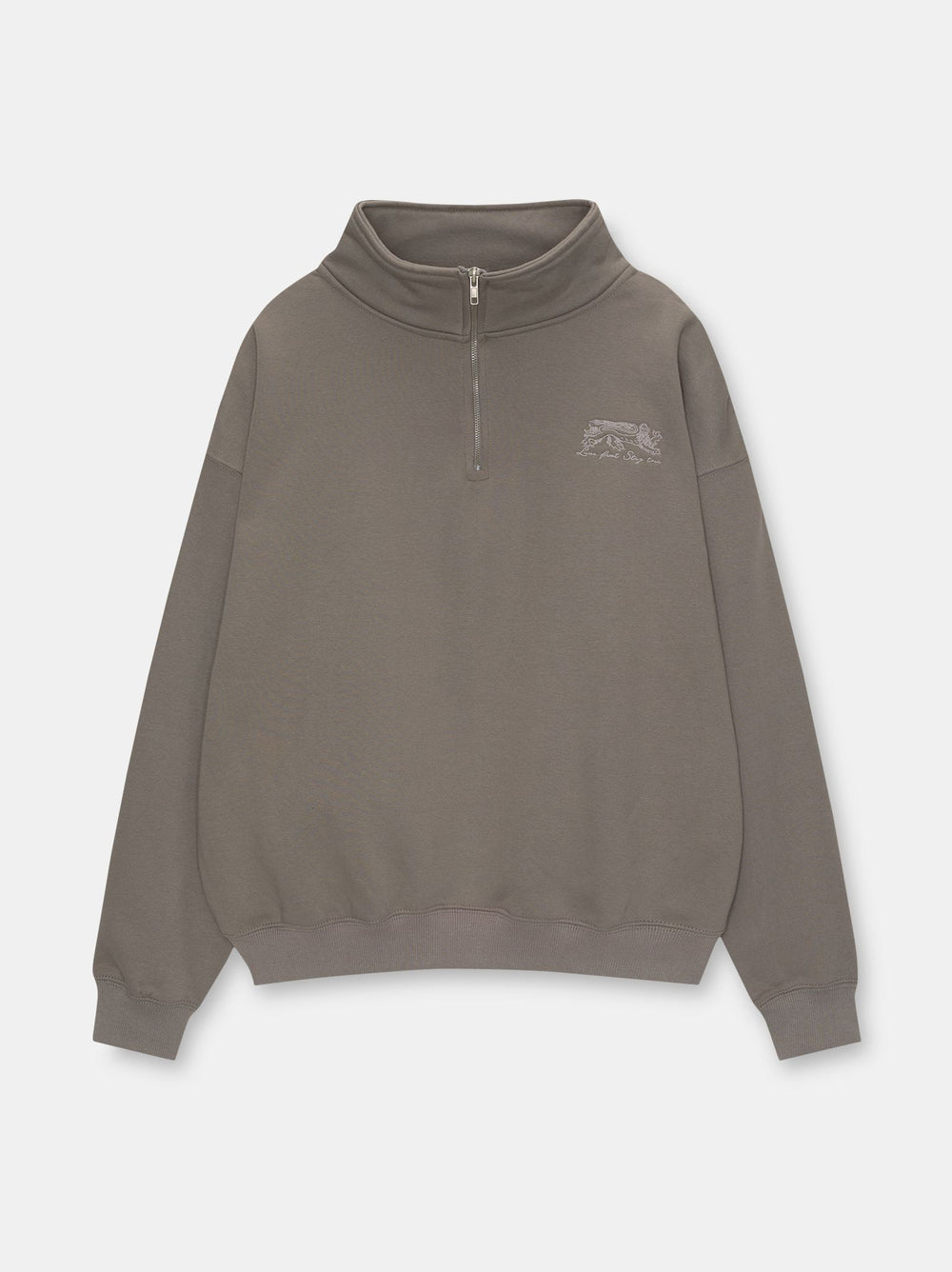 Moudda PULL & BEAR - Sweat Demi-Fermeture Bad Ideas 04 avec Broderie - Tunisie 2