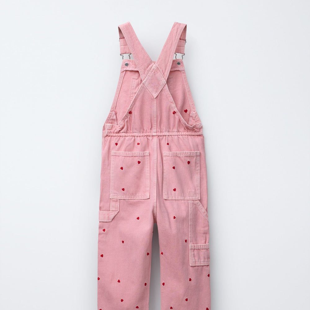 Moudda ZARA - Salopette Enfant Longue Serge - Fuschia & Broderie - Tunisie 2