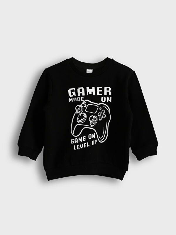 Moudda LC Waikiki - Pack sweatshirt jersey Garçon Noir - Tunisie 3