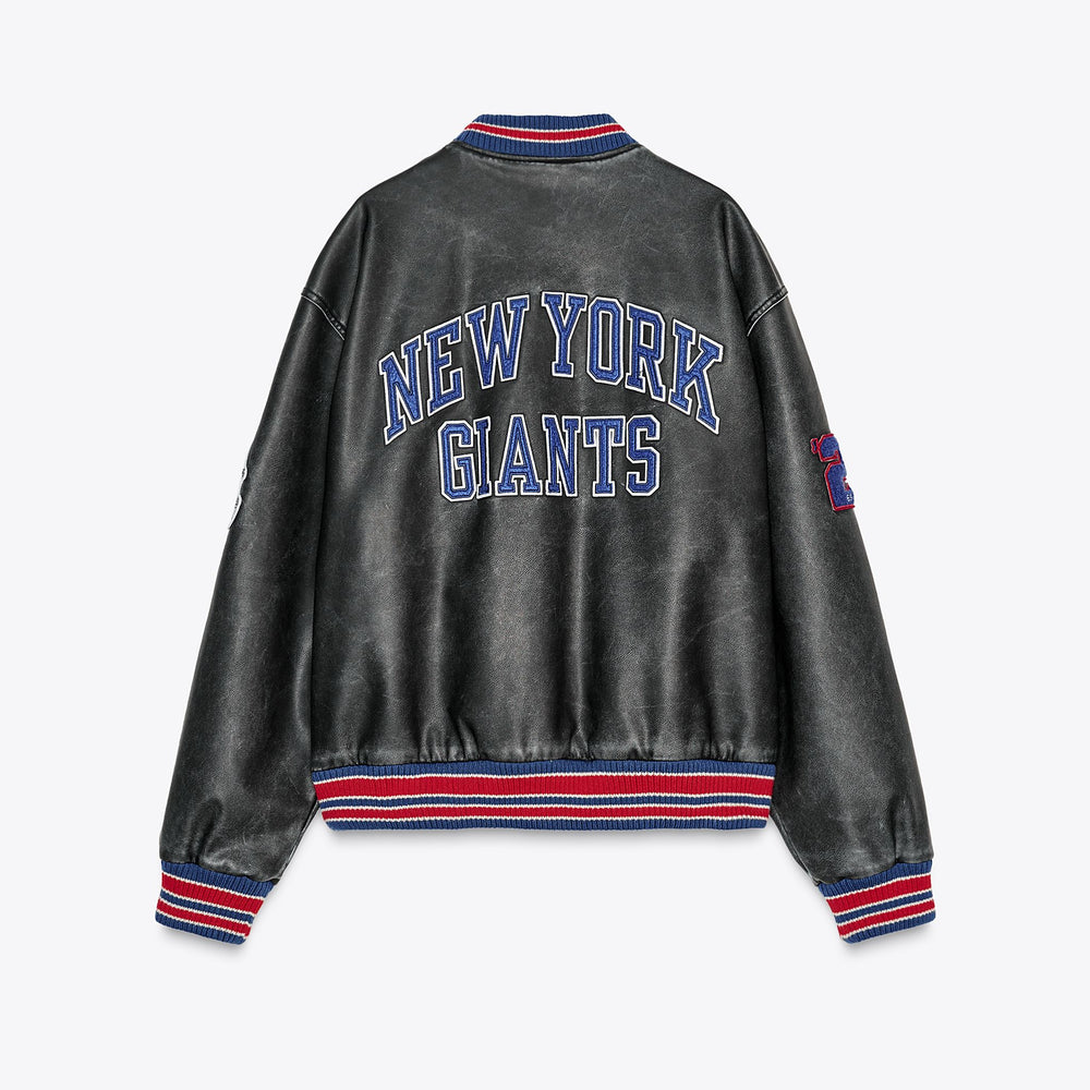 Moudda ZARA - Veste PU Oversize - Patchs & NFL - Tunisie 2