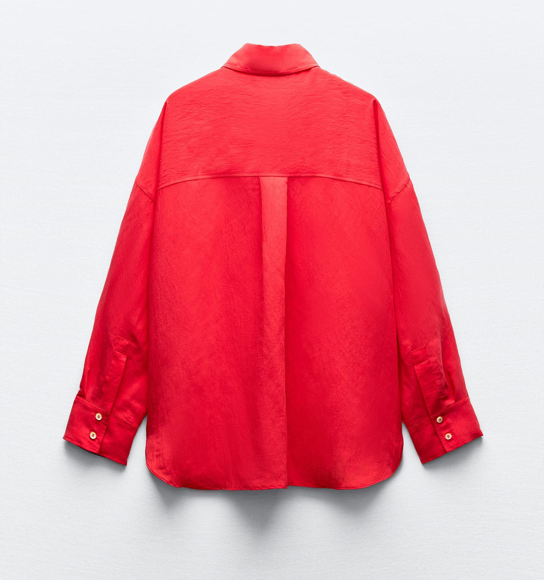 Moudda ZARA - Chemise oversize, manches longues, bouton décoratif - Tunisie 1