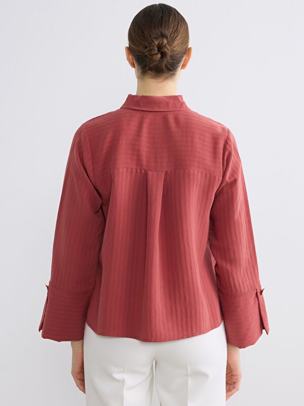 Moudda LC Waikiki - Chemise manches longues en tissu pour Femme - Tunisie 4