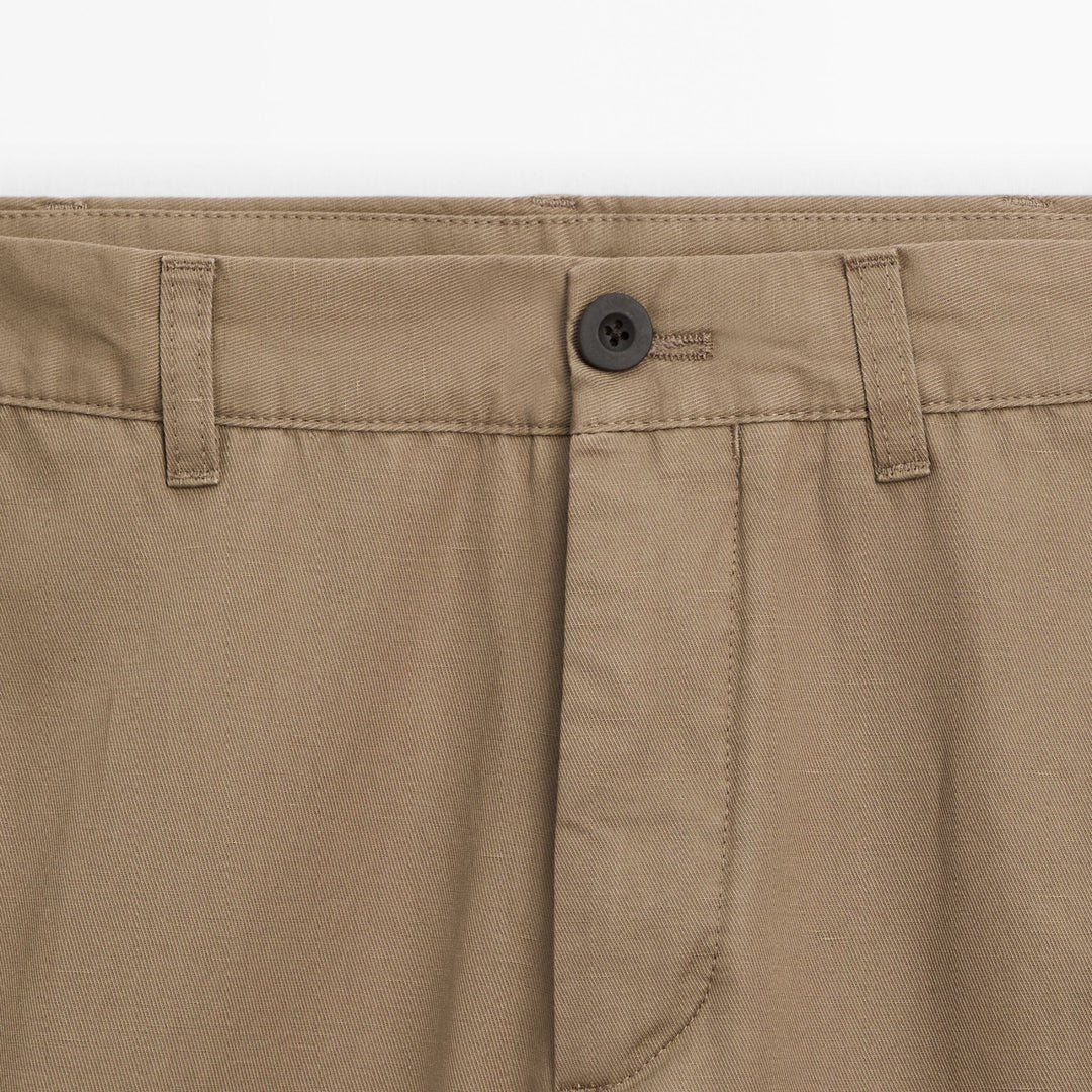 Moudda Massimo Dutti - Pantalon sergé coton/lin coupe fuselée - Tunisie 3