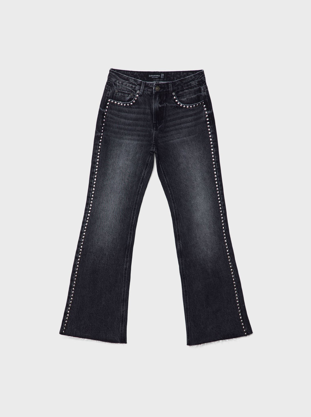 Moudda STRADIVARIUS - Jean Straight Fit avec Clous Latéraux - Tunisie 1